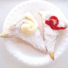 BAVARIAN CREAM and RASBERRY BEIGNETS