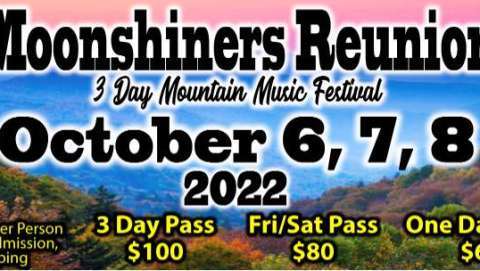 Moonshiners Reunion and Mountain Music Festival