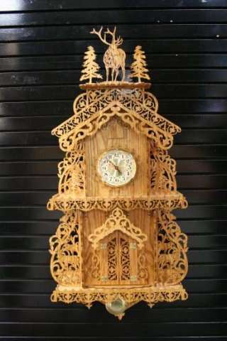 Chiming Elk clock