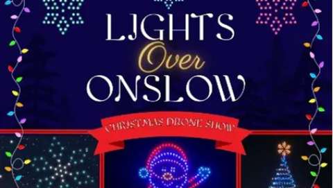 Lights Over Onslow-Tree Lighting and Drone Show