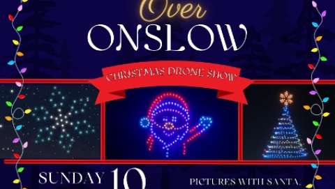 Lights Over Onslow-Tree Lighting and Drone Show