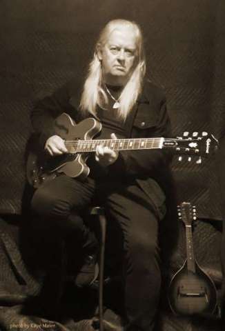 Bruce J Maier With Guitar and Mandolin