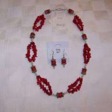 Coral & Pewder weave