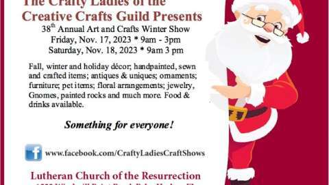 Crafty Ladies of the Creative Crafts Guild Winter Show