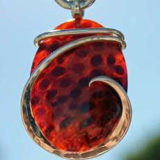 Fossilized Coral - 925 Sterling Silver