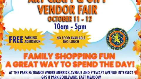 Eisenhower Park Art Craft & Gift Vendor Fair - October