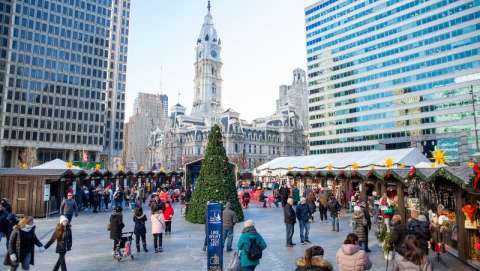 Christmas Village in Philadelphia