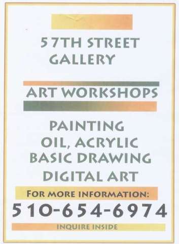 57th Street Gallery Now offers Art Classes