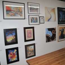 Paintings In Annex of 57th Street Gallery