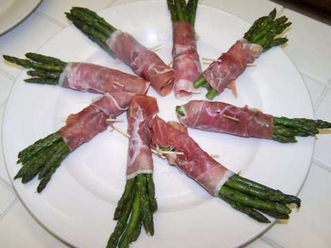 Bill's Prosciutto Wrapped Grilled Asparagus