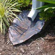 Splash block for downspout