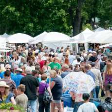 Art in the Park Crowds