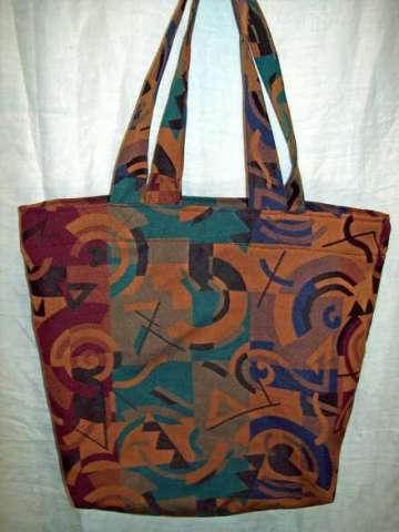 Fabric Grocery Bag and Carry All Tote
