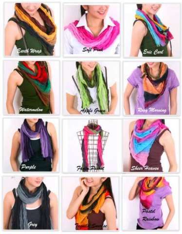 Handmade scarves