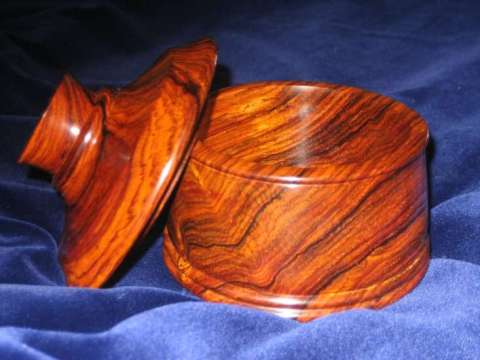 Cocobolo Box with Lid