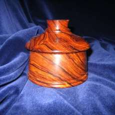 Cocobolo Box with Lid, unopened