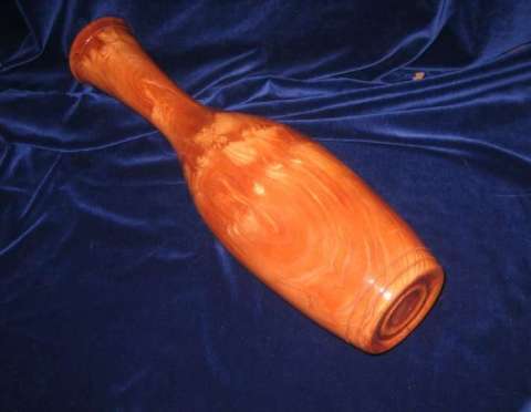 Handcrafted, Tall,  Redwood Burl Vase