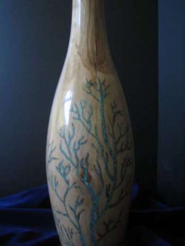 "Trees in Winter" Vase