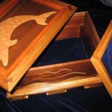 "Frolicking" Treasure Box, opened