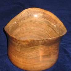 Handturned Solid-Wood Maple Bowl