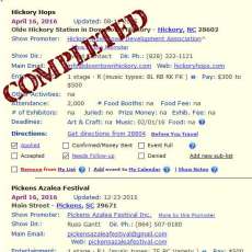 #10 Allow Members to Check Status of Event With Boxes in Their Mylist Or Mynotes