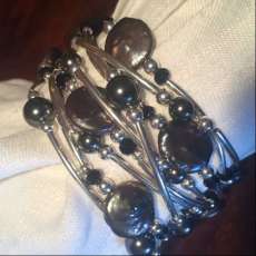 Gray Coin Pearl Stackers