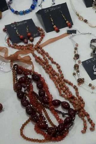 RUST NECKLACE & EARRING SETS