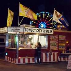 Trailer and Ottawa Fair Ferris Wheel