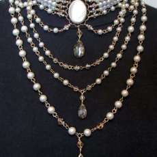 Mother of Pearl Victorian Choker