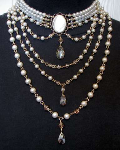Mother of Pearl Victorian Choker