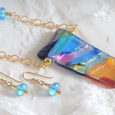From the Sirona Jewelry Fused Dichroic Glass Collection
