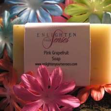 Pink Grapefruit Herbal Soap