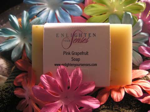 Pink Grapefruit Herbal Soap