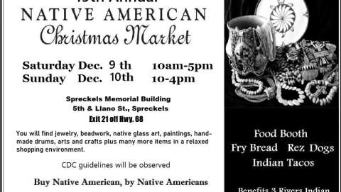 Nineteenth Native American Christmas Market