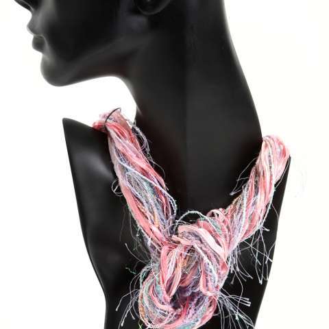 This knotted look is another way to wear my Fiber Necklaces