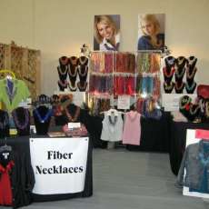 Fiber Necklace Indoor Booth Display