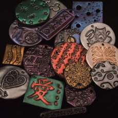 Ploymer clay pendants