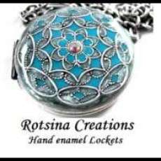Enamel Filigree Locket