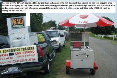 new hot dog carts--$2300.00 they are ready are you ?