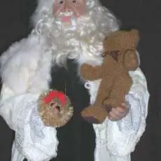 Santa w/Teddy Bear