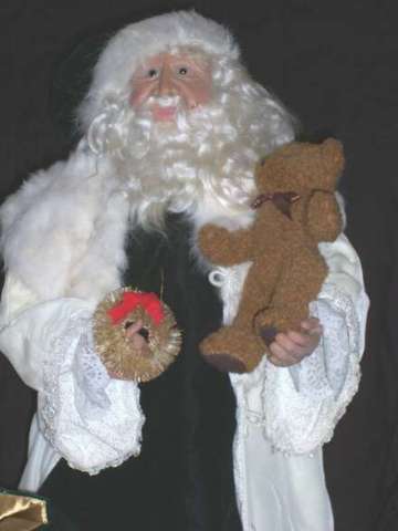 Santa w/Teddy Bear