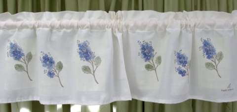 Periwinkle Delights Valance