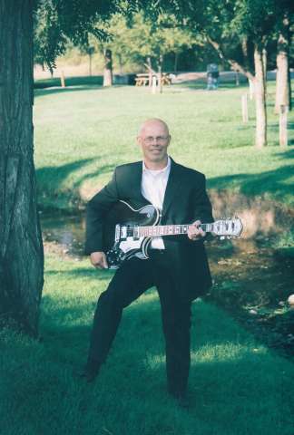 Tim with his Gretsch