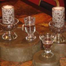 Coffee Bean Hurricane and Latte Gel Candles @ Cafe