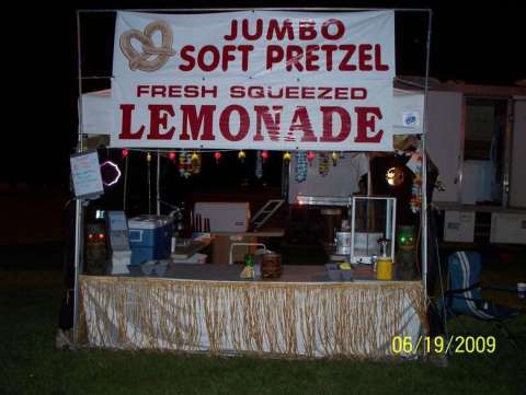 t&s concessions lemonade/pretzel tent