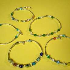 One of a Kind Beaded Anklets