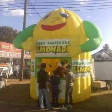 Your Booth Is A 15 Foot Tall Sign!