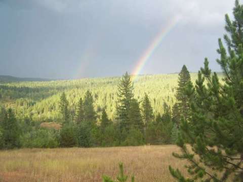 Double Rainbow near Columbia Falls, Mt.