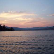 Sunset on Lake McDonald