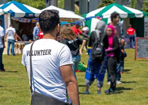 Volunteering at a Big Festival